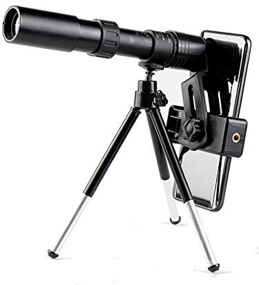 Telescopio Zoom 300 x 40 mm HD con trípode para fotos con smartphone cañocchiale estrellas