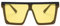 AOURBENE Vintage übergroße Quadratische Sonnenbrille für Damen Herren Retro Eckig Sonnenbrille Extra Groß Mode Flat Top Großer Rahmen Shades UV400 Schutz