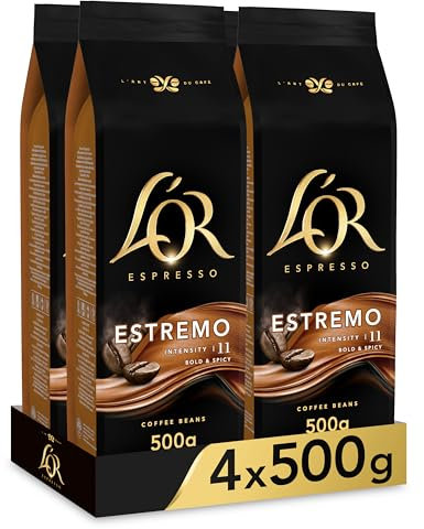 L'OR Espresso Café Grano Estremo | Intensidad 11 | 4x500 gr