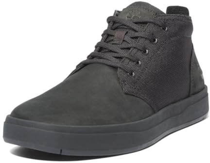 Timberland Davis Square F/L Chukka Zapatillas para Hombre, Black, 42 EU