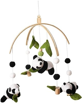 F Fityle Mobile Berceau Bébé Panda Hochet Musical