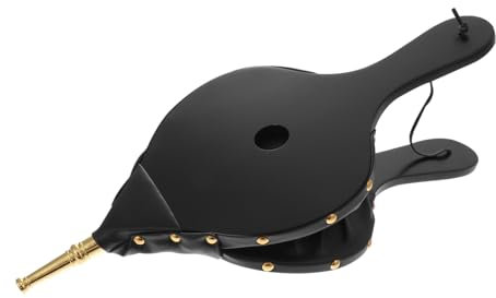 Gatuida Manual Blower for BBQ Fan Portable Air Blower Fast Fire Starter for Fireplace Bellows Camping Fire Pit Use