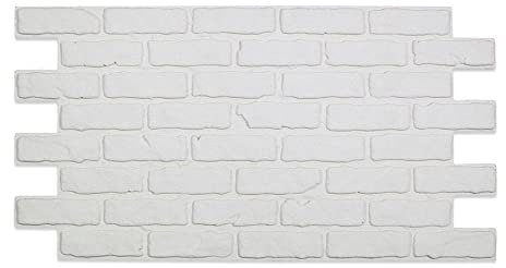 Decoresin Pannello Finto Mattone Ricostruito in Polistirolo Resinato (Coreno)