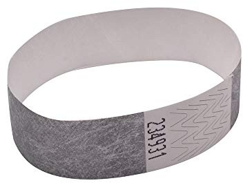 Announce Wrist Band 19mm Silver (Pack of 1000) AA01838
