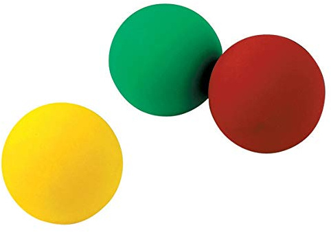 Visiodirect Lot de 3 Balles à Jongler en PVC - Diamètre 68 mm