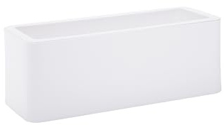 Nicoli Fioriera da davanzale Calypso 50x20 H18 Bianco Ottico