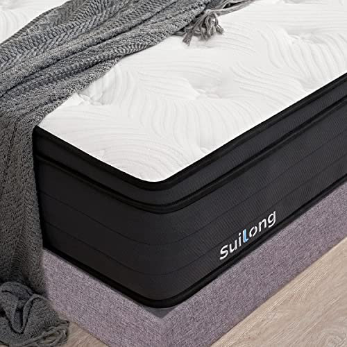 SuiLong Luxus-Premium-Matratze 200x200x30cm Härte H3 H4, Produziert nach Deutschem Qualitätsstandard,1.000er Tonnentaschenfederkernmatratze Rücken und Taillenschmerzen Lindern - 7-Zonen