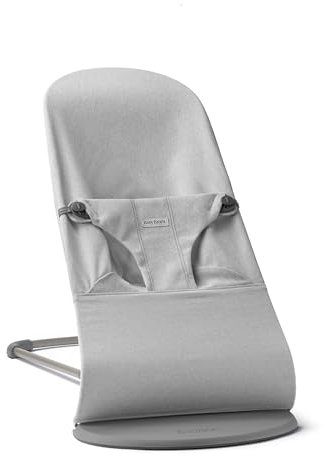 BabyBjörn Bouncer Bliss, Woven mélange, Light Grey