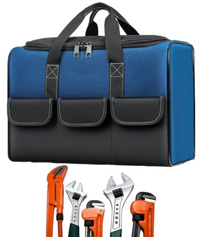 Bolsa de herramientas para mecánicos,Bolsas de herramientas para electricistas,Bolsa para electricista Bolsa de herramientas grande - Bolsa de herramientas de trabajo organizador de almacenamiento, bo