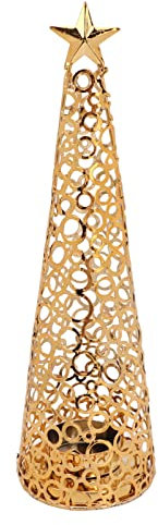 Squisito Portacandele per Alberi di Natale per Candele Profumate e Tealights Candela in Metallo Decorativo Decorazione Feste di Vacanza Tavolo