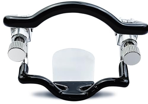 Kutocesy Adjustable Stainless Steel BDSM Gag Mouth Restraint with Tongue Press, Open Mouth Gag Fetish Ball Gag Adult Mouth Sex Toy