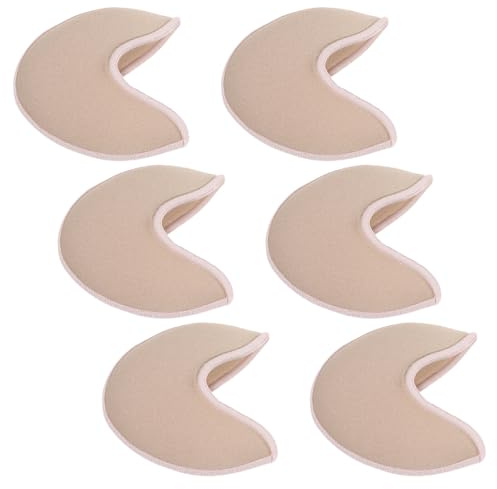 BELLIFFY 3 Paires Coussinet Pointe Ballet Tricoté Antidérapant Confort Respirant Protecteur Avant-pied Stretch Pour Danseuses Filles Femmes
