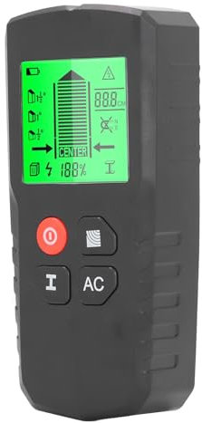 Outil de Recherche de Montants 5 en 1, Scanner Mural à écran LCD – Détecteur Sensible et Précis pour Bois, Tuyaux, Métaux, Fils AC – 5 Modes de Numérisation – Écran LCD avec