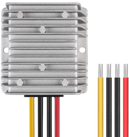 Uadme Convertitore 48V 12V, Trasformatore da 36V 48V 60V a 12 Volt, Convertitore di Tensione Alimentatore Regulatore Raddrizzatore Limitatore Riduttore Step-down Converter