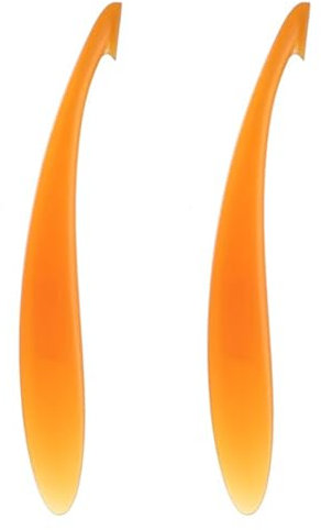 NIDHFG 2 Pieces Orange Peeler, Creative Peeling Tool, Kitchen Tool, Plastic Peeler, Manual Peeler.