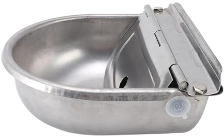 Yinhing Abreuvoir Automatique pour Animaux Distributeur d'auge en Acier Inoxydable pour Chiens Chevaux et Bovins Abreuvoir Automatique de Grande capacité Facile pour Le Bétail