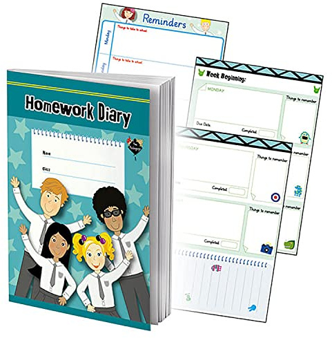 1 Pedagogs Homework Diary Record Book Childrens Pupils School Log Teachers A5 Primary Teaching Services