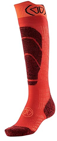 Sidas Ski Merino Junior - Calcetines de esquí para niños, podredumbre naranja