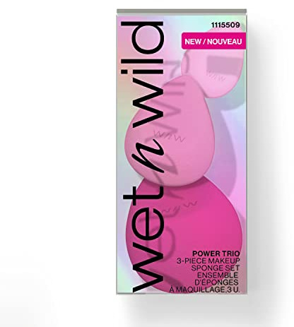 wet n wild Power Trio 3-Piece Beauty Blender Makeup Sponge Set