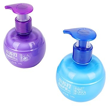 minkissy 220g Bottles of Fruity Baking Soda Toothpaste for Teeth Cleaning Blueberry Flavors Deep Stain Removal Fresh Breath Each Oral