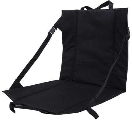 Fockety Siège de Stade, Siège de Gradin Léger et Portable avec Support de Dossier, Chaise de Gradin Pliable et Réglable Imperméable pour Gradins, Jeux Sportifs, Camping et Pêche