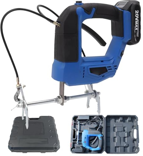 CelyToe Extractor de Miel eléctrico portátil de 4 velocidades, 150 W, con Cargador y Caja de Almacenamiento, 2700 r/min, para apicultores y Granjas. Blue