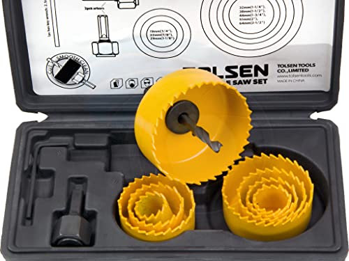 11pc Hole saw set (19mm - 64mm)