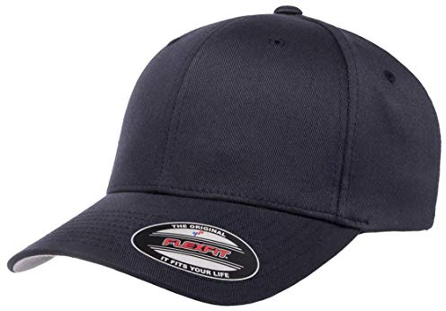 Flexfit Mens Men's Athletic Baseball Fitted Cap, Dark Navy, XX-Large US