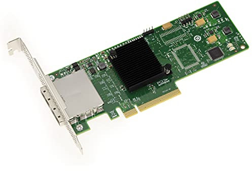 KALEA-INFORMATIQUE Tarjeta controladora PCIe 2.0 SAS de 6 GB con 8 puertos internos. Modelo OEM SAS 2008 con soportes de perfil alto y bajo.