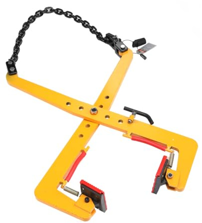 Lfhelper 23 Inch Granite Slab Lifting Clamp - 500kg Heavy Duty Stone Panel Lifter with G80 Chain and Rubber Inserts