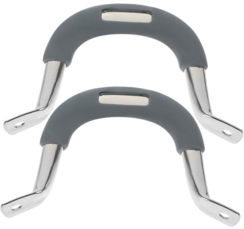 Hoement 2pezzi Manici Laterali per Pentole in Acciaio Resistente con Silicone Termoresistente per Maniglie Sostitutive Antiscottatura e Manici Ergonomici Leggeri per Casseruole Vaporiera