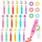 SKAMORI Mini Textmarker Set für Kinder 18PCS Niedliche Cartoon Form Gastgeschenk Kindergeburtstag, Mini Textmarker Mitgebsel Kindergeburtstag 6 7 8 9 10 Jahre