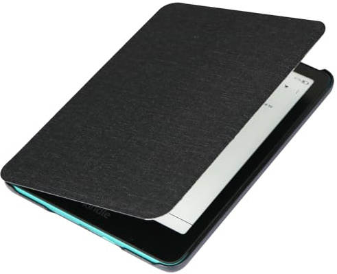 ZhaoCo Fodral för 7 Kindle Paperwhite 2024, kindle colorsoft signature 2024 och Kindle Paperwhite Signature 2024 E-Reader, Slim PU Leather Smart Protective Cover - F Svart