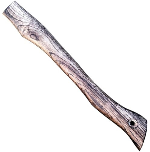 Dorccsi Manico per ascia, in legno, lunghezza 43,2 cm, con cuneo, in stile retrò, con struttura testurizzata, di ricambio, liscio e resistente agli urti