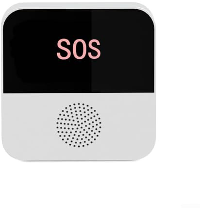 Dispositivo de notificación de seguridad para ancianos con botón inalámbrico SOS y sensor magnético de puerta interior