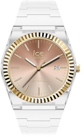 ICE-WATCH - Ice Power PW1 White Sunset Cappuccino - Montre transaprent pour Femme avec Bracelet en Silicone - 024773 (Small)