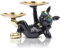 Deko Skulptur Bulldogge, Schlüsselschale Modern Schwarz, Schlüsselablage Flur, Deko Figuren Wohnzimmer, Hundefigur Deko, Französische Bulldogge Aufbewahrung für Flurdeko und Wohnzimmer (Schwarz -2)