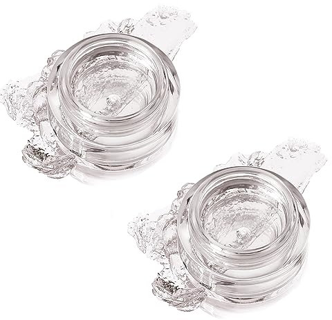 2 Pcs Temperature Color Changing Blush, Moisturizing Clear Glitter Cream PH Blusher Rouge for Cheek and Lips Makeup Multi-use Liquid Blush Gel Tinted Gloss Waterproof Magic Nutritious Shiny Finish