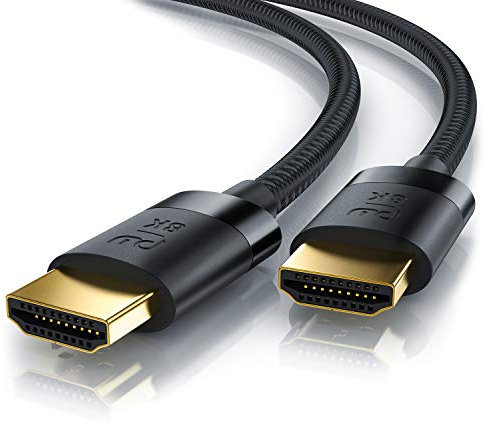 CSL - 16k HDMI Kabel 2.1-1,5m - 16k@30Hz 8k@60Hz 4k@120Hz - UHD II - Ultra High Speed Ethernet 48Gbps - HDMI 2.1 8k 16k / 2.0 4k - HDR 10+ eARC 3D VRR - Gaming TV PS5 Xbox