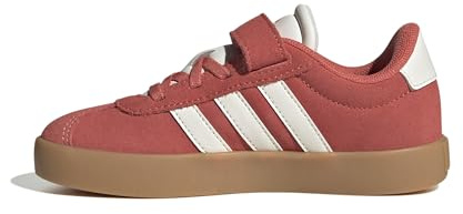 adidas VL Court 3.0 Hook and Loop Shoes Kids Schuhe, Preloved Scarlet/Core White/Bright Red, 30.5 EU