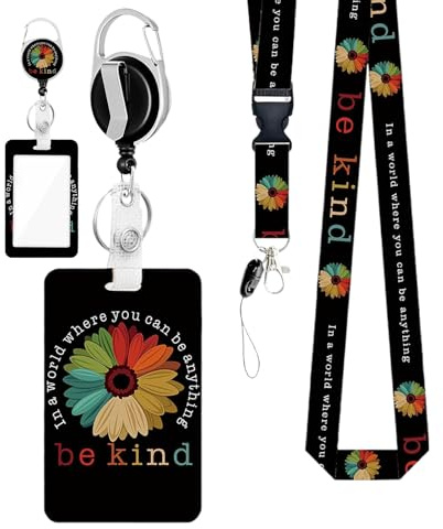 Raypontia 1Pieza Lanyard Tarjeta Extensible, 3,4x10,6Cm Porta Credenciales Cuello Porta Tarjetas Identificativas Llavero Extensible Retráctil, Lanyard Con Tarjetero Retráctil, Fácil De Llevar Style E