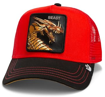 Goorin Bros. Trucker Cap The Dragon Beast Scarlet Rot, Size:OneSize