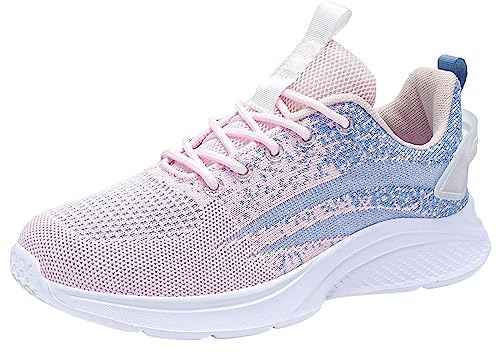 Allbestop Basketball, Chaussures Orthopédiques Tennis Chaussures Femme Sneaker d'arts Martiaux Légers Basket Running Femme de Randonnée Basket Marche Jogging, Chaussure de Sport Chaussure(Bleu,37)