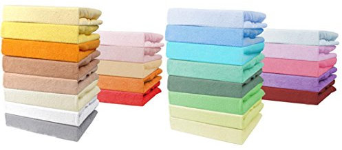 Best For Kids Spannbettlaken 55x90 cm 100% Baumwolle Frottee Jersey Spannbettlaken Winter warme