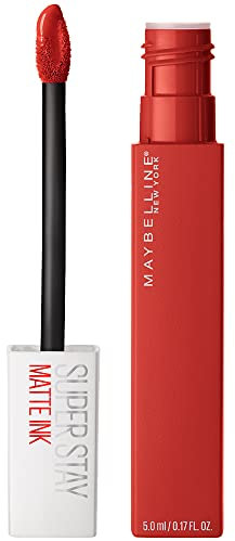 Maybelline SuperStay Matte Ink City Edition Liquid Lipstick Make up Pigmentiert Matte Long Lasting Wear Smooth Matte Finish Dancer 1 Stück