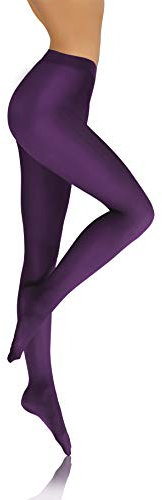 sesto senso Collant Donna Viola in Microfibra Opaca 40 Den 3 M Viola