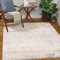 Livabliss Utrecht Wohnzimmer modern – Abstrakt Design in Marmor Optik für Wohnzimmer 200x274 cm, Esszimmer, Schlafzimmer - Marmor groß, weicher Kurzflor in Elfenbein, Grau