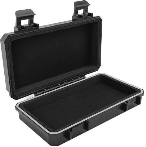 Yosoo Health Gear Magnetisk Nyckellåda ABS Dold Nyckelhållare 19 X 12,5 X 4,7 Cm med Dubbla Magneter Säkerhetslås Skumkudde för Under Bilen Hemma Utomhus Arbetsnyckelförvaring