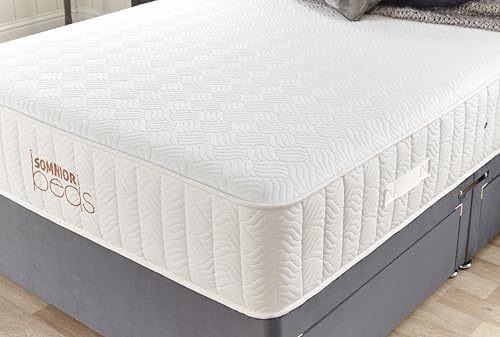 Bed Centre 3000 DIAMOND Pocket Spring Mattress 4FT6 Double – 28cm Deep Medium Firm | Orthopaedic Back Support | Cooling, Hypoallergenic Fabric | 2025 Edition