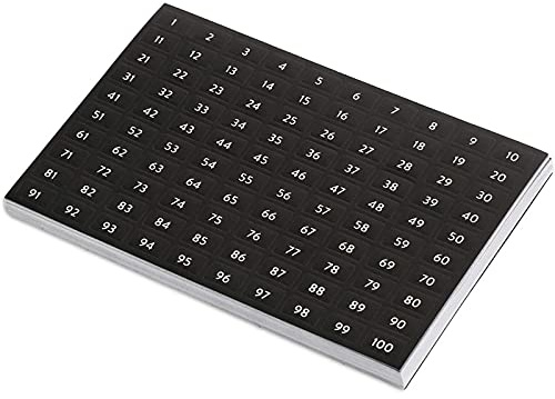 Stockroom Plus Rectangular Number Stickers - 4000 ct Tiny Label Dots & Planner Stickers - 1-500 Number Labels for Food & Inventory - Bulk Sequential Adhesive Dots - 0.35x0.2 in, Black & White